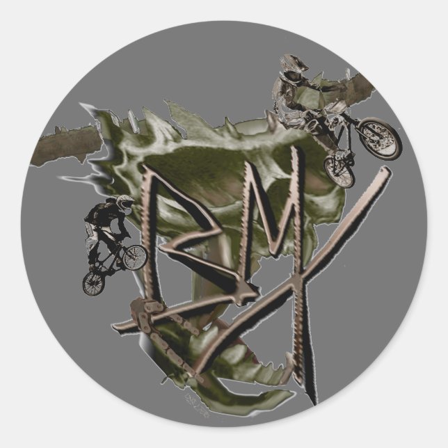 Adesivo de corridas BMX 1 (Frente)