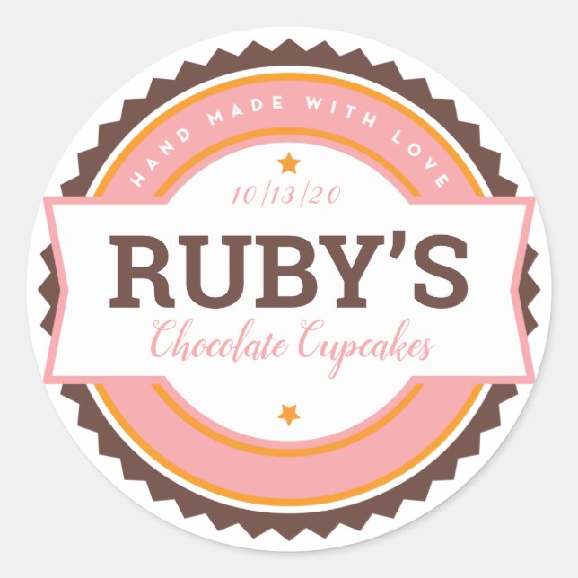 Adesivo de Cozinha Etiqueta de Padaria (Frente)