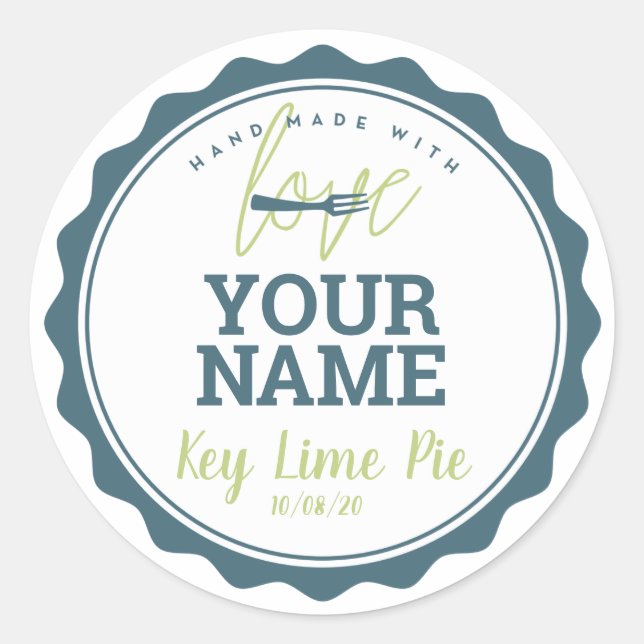 Adesivo de Cozinha para Etiqueta de Padaria (Frente)