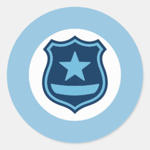 Adesivo de Crachá da Polícia