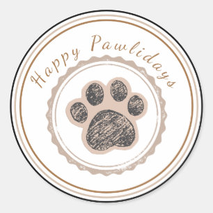 Adesivo de Crachá Vintage Amante de Cachorro Moder