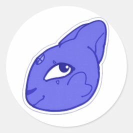 Adesivo de Criatura Fantástica Blue Kageko