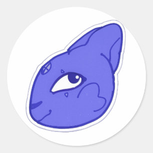 Adesivo de Criatura Fantástica Blue Kageko