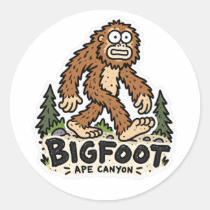 Adesivo de Cryptid Bigfoot Ape Canyon Washington