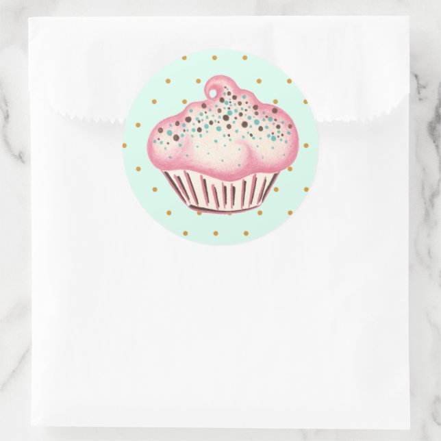 Adesivo de Cupcake (Bolsa)