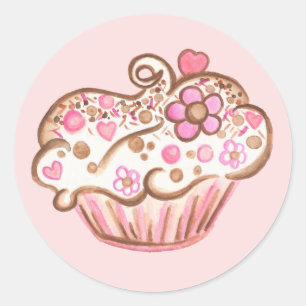 Adesivo de Cupcake