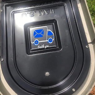Adesivo de decalque para caixa de correio de agrad