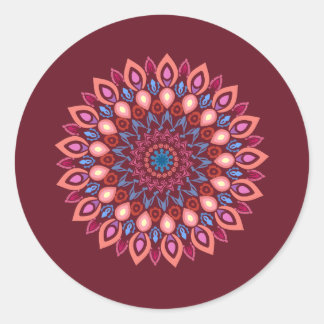adesivo de design mandala