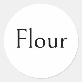 Adesivo de Despensa de Alimentos de Farinha, Minim