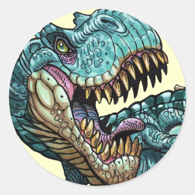 Adesivo de Dinossauro (Frente)