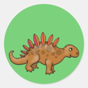 Adesivo de Dinossauro Fofo para Crianças
