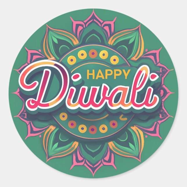 adesivo de Diwali (Frente)