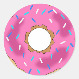 adesivo de donut rosquinha