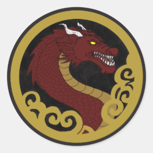 adesivo de dragão