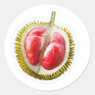 Adesivo de Durian Vermelho Exótico - Raro Rei das 
