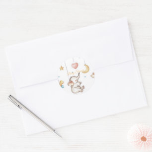 Adesivo de elefante bebê