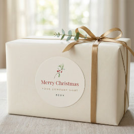 Adesivo de Embalagem de Natal | Negócios Personali