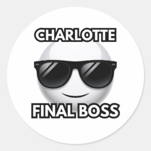 Adesivo de Emoji Legal Chefe Final Charlotte