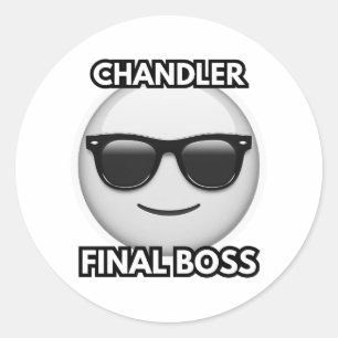 Adesivo de Emoji Legal do Chefe Final Chandler