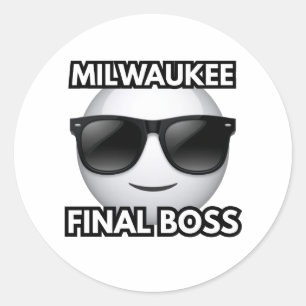 Adesivo de Emoji Legal do Chefe Final de Milwaukee