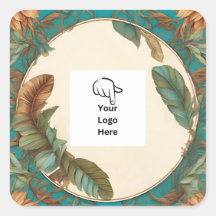 Adesivo de empacotamento de logotipo de Penas Pers