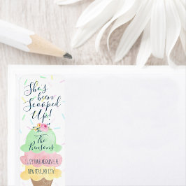 Adesivo de Endereço de Devolução de Sorvete Recolh