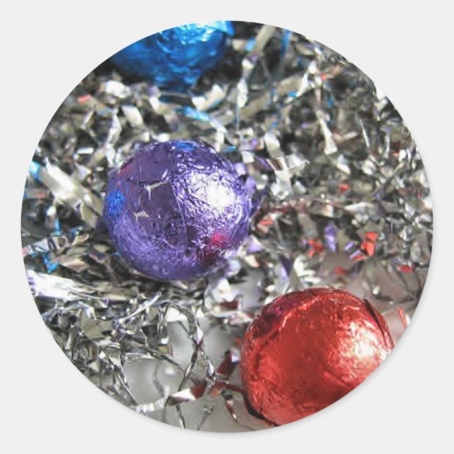 adesivo de Enfeites de natal de folha (Frente)