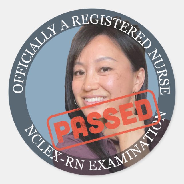 adesivo de enfermeira grande de 3 polegadas person (Frente)