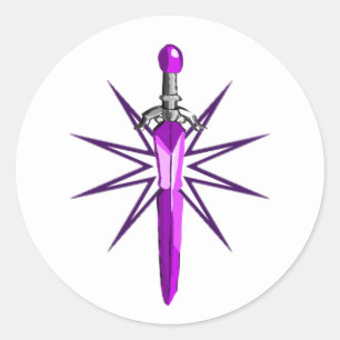 Adesivo de espada de fantasia para crianças