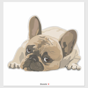ADESIVO DE ESTILO DIE-CUT BULLDOG FOFURA GRANDE PA