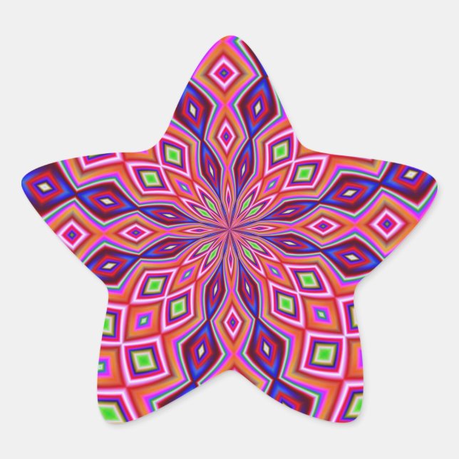 Adesivo de Estrela de Torção de DNA (Frente)