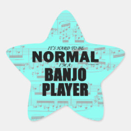 Adesivo de estrela do Banjo Normal