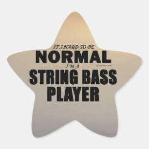 Adesivo de estrela do String Bass Normal