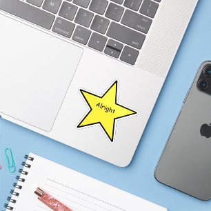 Adesivo de Estrela Tudo Bem – Adesivo Minimalista 