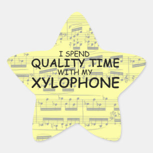 Adesivo de estrela Xylophone de qualidade