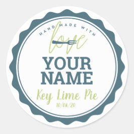 Adesivo de etiqueta de padaria cozinha