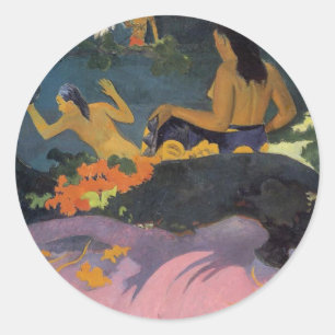 Adesivo De "etiqueta do Miti" - Paul Gauguin Fatata Te