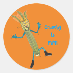 Adesivo De "etiqueta redonda lustrosa do abobrinha Zach"