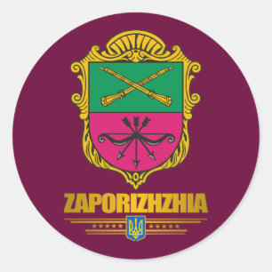 Adesivo De "etiquetas do COA Zaporizhia (Zaporozhye)"