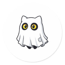 Adesivo de Fantasia de Gato Fofo para Halloween