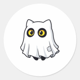 Adesivo de Fantasia de Gato Fofo para Halloween