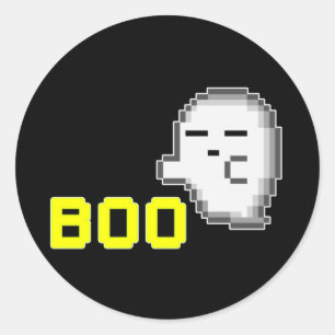 ADESIVO DE FANTASMA DE HALLOWEEN - BOO