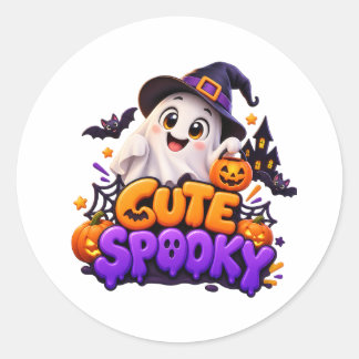 Adesivo de Fantasma de Halloween Kawaii Fofo – Ado