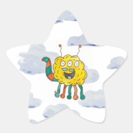 Adesivo de Favor de Aniversário Monster Bash nas N