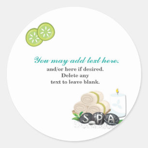 adesivo de favor de beleza da festa de aniversário