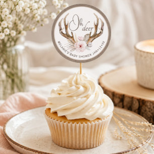Adesivo de Favor de Chá de Bebê Oh Deer – Água Flo