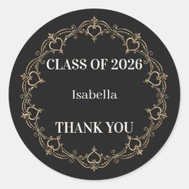 Adesivo de Favor de Formatura da Turma de 2026 Bla