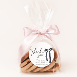 Adesivo de Favor de Noiva Gótica Arco Preto