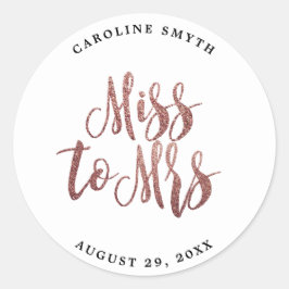 adesivo de favores do chá de panela rosa dourado f