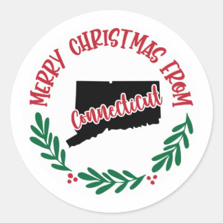 Adesivo de Feriado de Connecticut